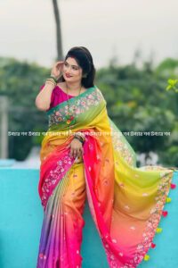 নতুন রংধুনু টপেটর সিল্ক