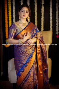 ইন্ডিয়ান কাঞ্চিবরম (নীল)