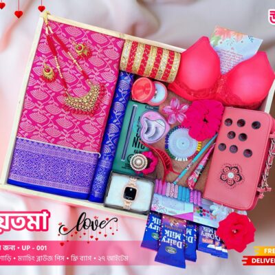 প্রিয়তমা কম্বো – প্রিমিয়াম কাঞ্জি কাতান শাড়ির কম্বো কালেকশন