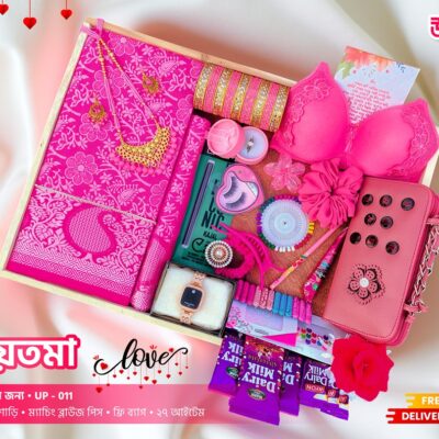 প্রিয়তমা কম্বো – প্রিমিয়াম কাঞ্চিভরম কাতান শাড়ির কালেকশন