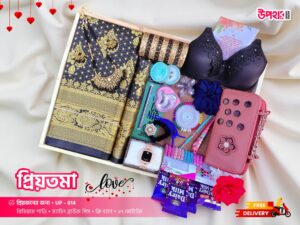 প্রিয়তমা কম্বো – প্রিমিয়াম কাতান শাড়ির কালেকশন