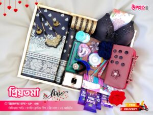 প্রিয়তমা কম্বো – প্রিমিয়াম লতাপাতা কাতান শাড়ির কালেকশন