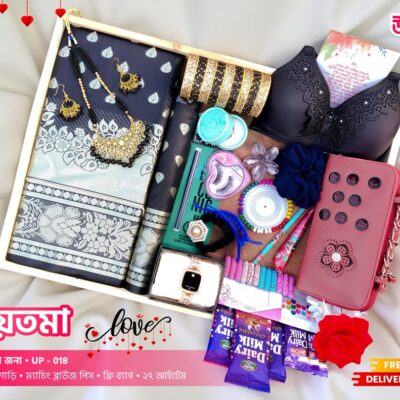 প্রিয়তমা কম্বো – প্রিমিয়াম লতাপাতা কাতান শাড়ির কালেকশন