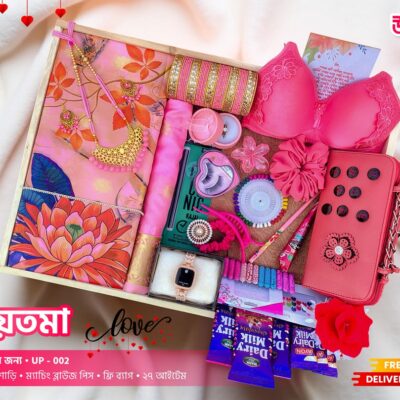 প্রিয়তমা কম্বো – প্রিমিয়াম ডিজিটাল প্রিন্ট কাতান শাড়ির কম্বো কালেকশন